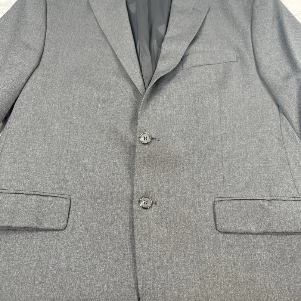 Vintage Lauren Ralph Lauren Blazer Sport Coat 42R Gray Wool Canada Lord & Taylor